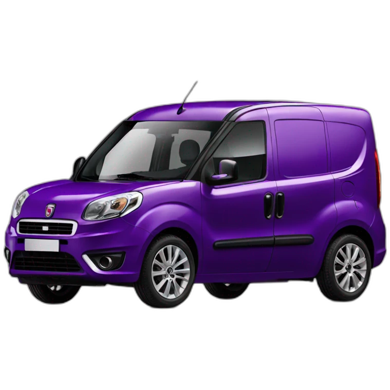 Purple Fiat doblo emoji