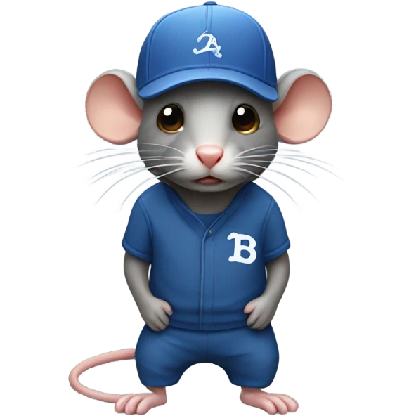 rat in ball cap emoji