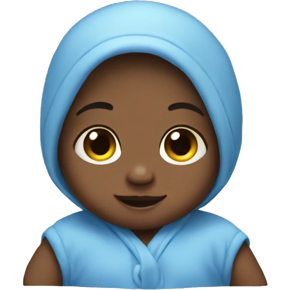blue baby emoji