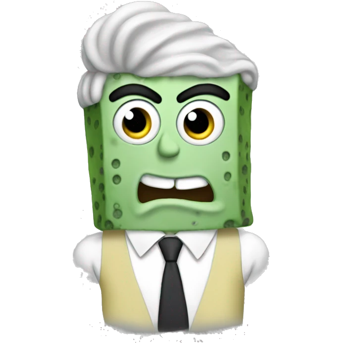 sponge bob as a manager emoji