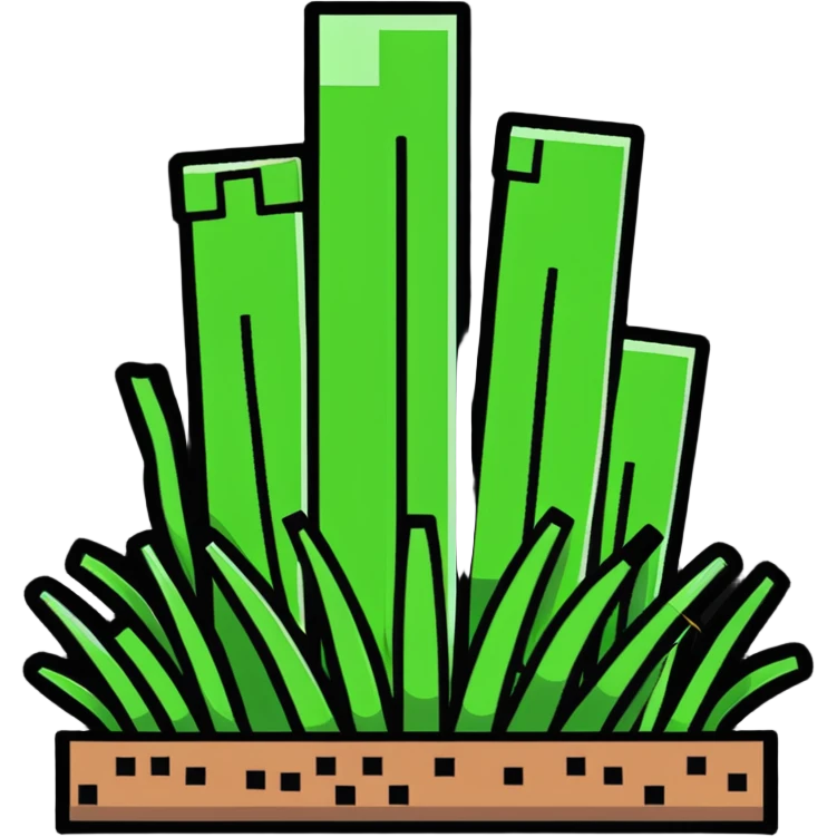 Minecraft grass block emoji