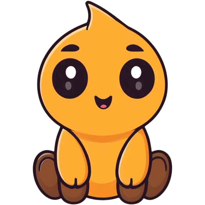 cute poop with big eyes emoji