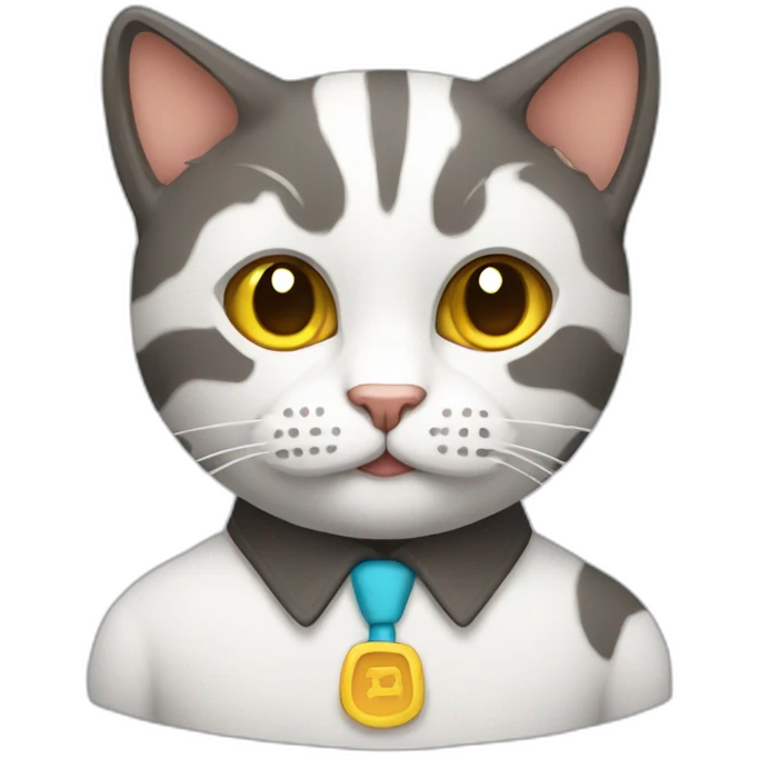 Working developer cat emoji