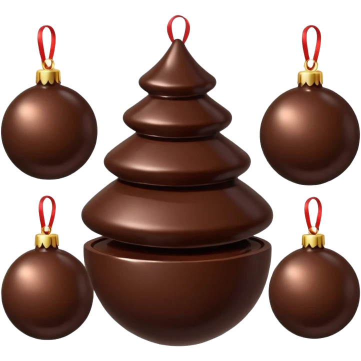 cioccolatini di natale emoji