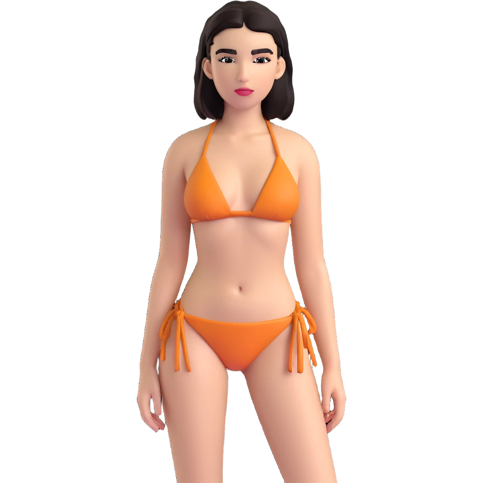 Dua Lipa in a bikini emoji
