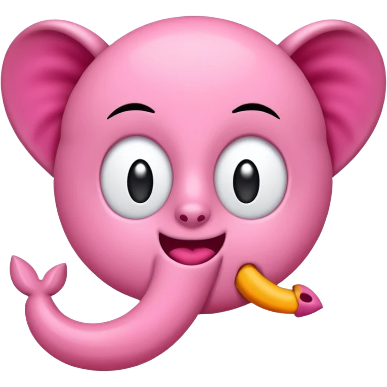 Yuvarlak pempe şeker emoji