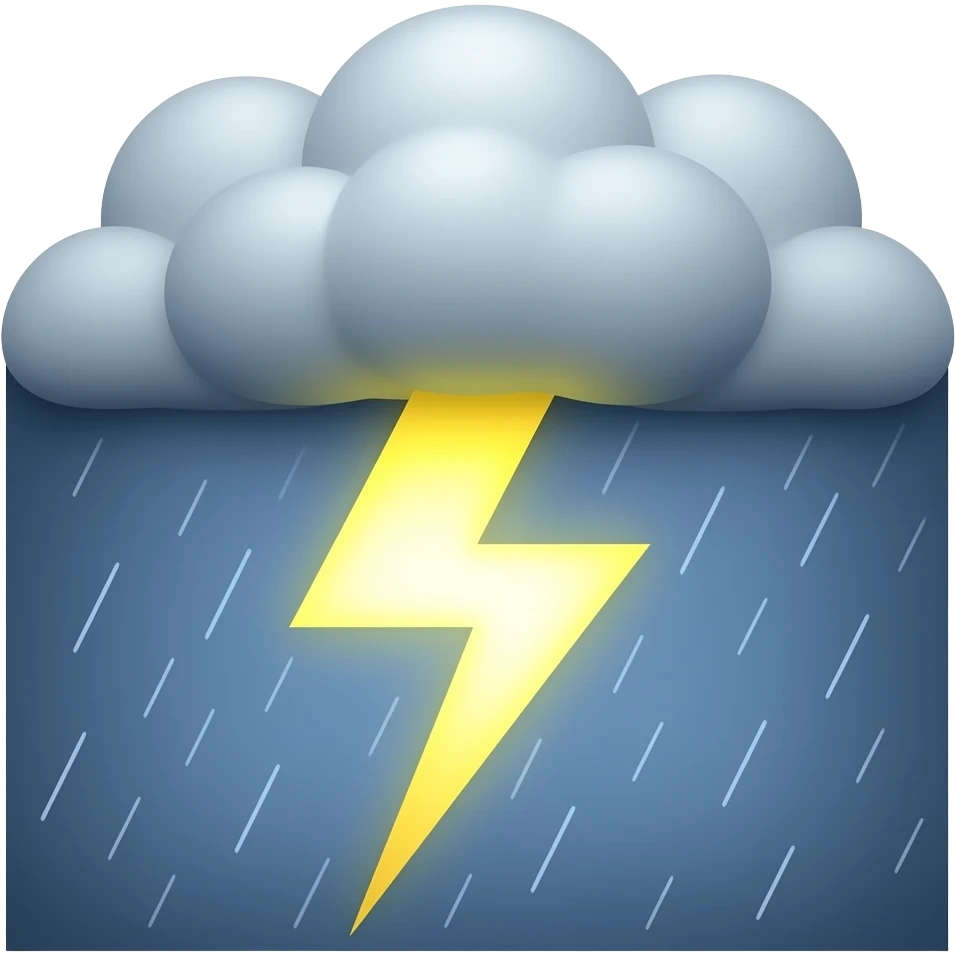 lightning emoji