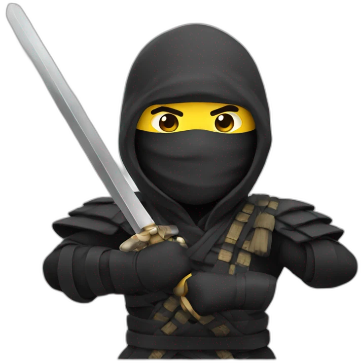 Ninja with swords emoji