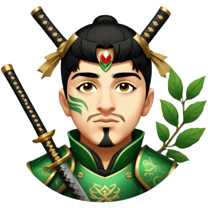 Emerald Samurai emoji