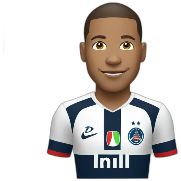 Kilian Mbappé emoji