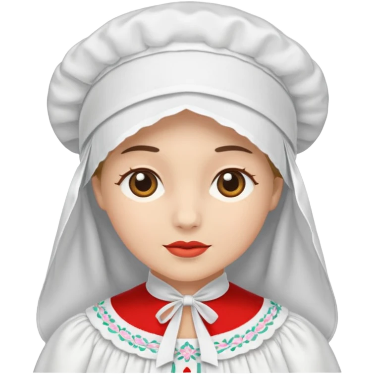 white bonnete emoji