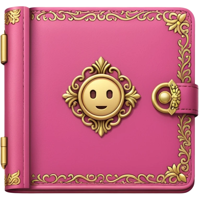 Pink diary emoji