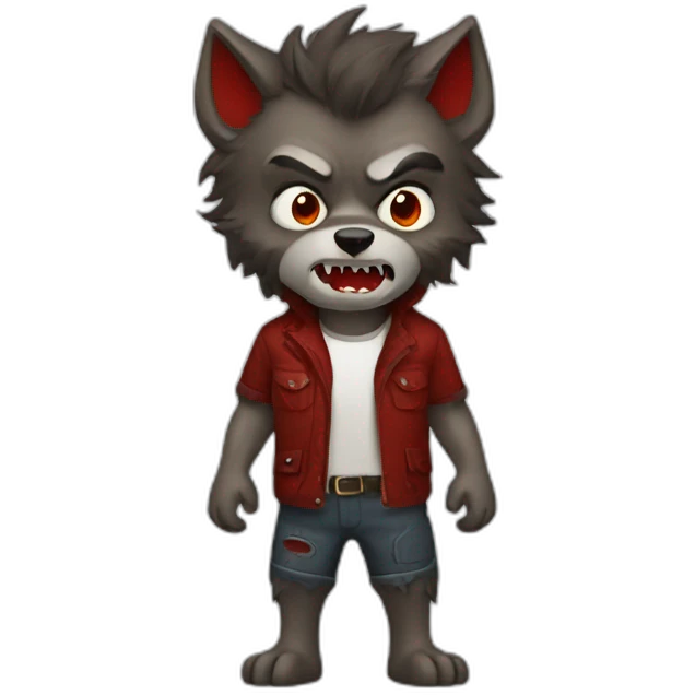 werewolf-with-blood emoji