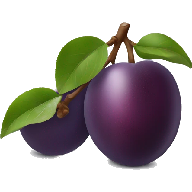 Fruit plum  emoji