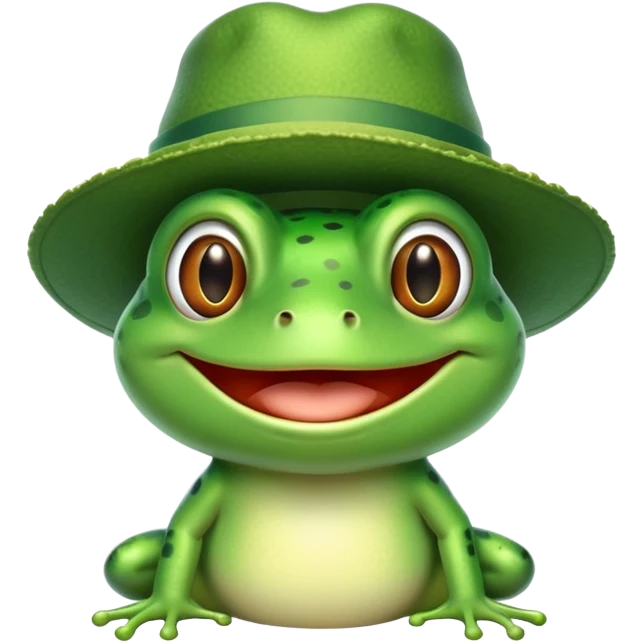 frog in a hat emoji