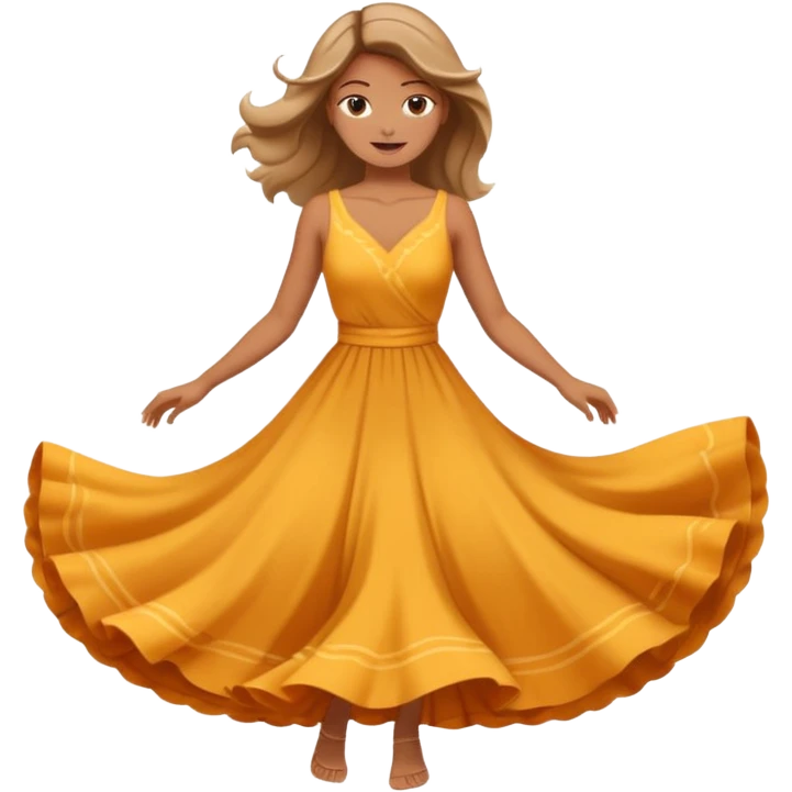 woman in spining emoji