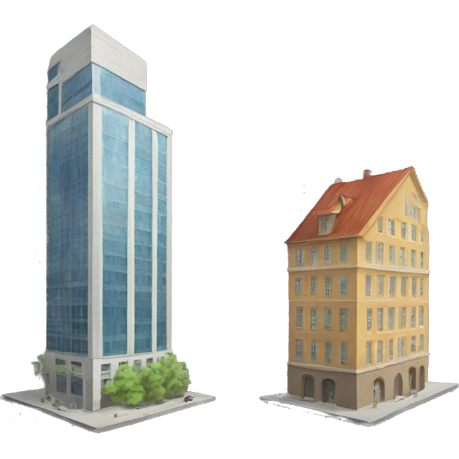 two buildings emoji