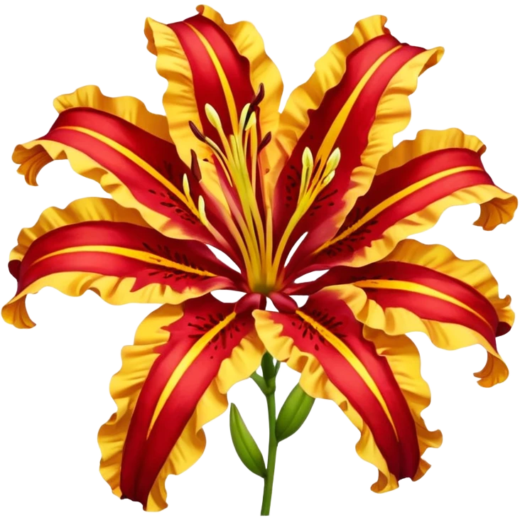 Gloriosa lily emoji
