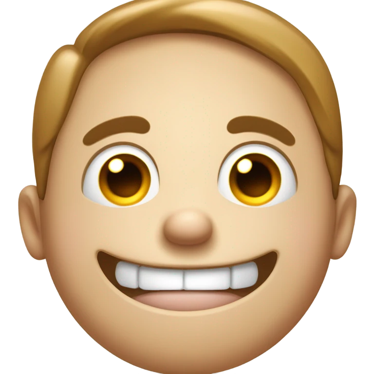 Stupid face emoji