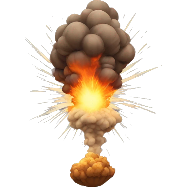 explosion emoji