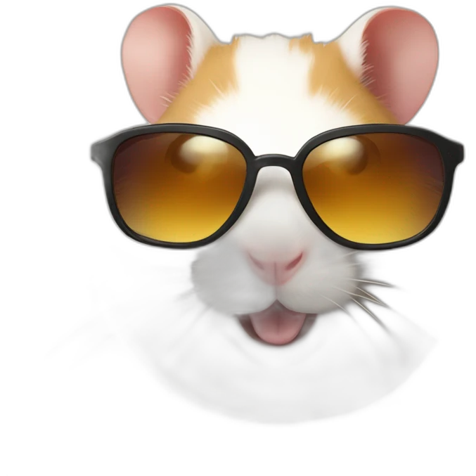 Djungarian-hamster-sunglasses-happy emoji