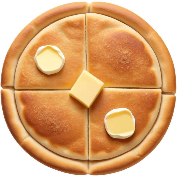 traditional norwegian sweet flat bread with cinnamon and sugar and butter emoji