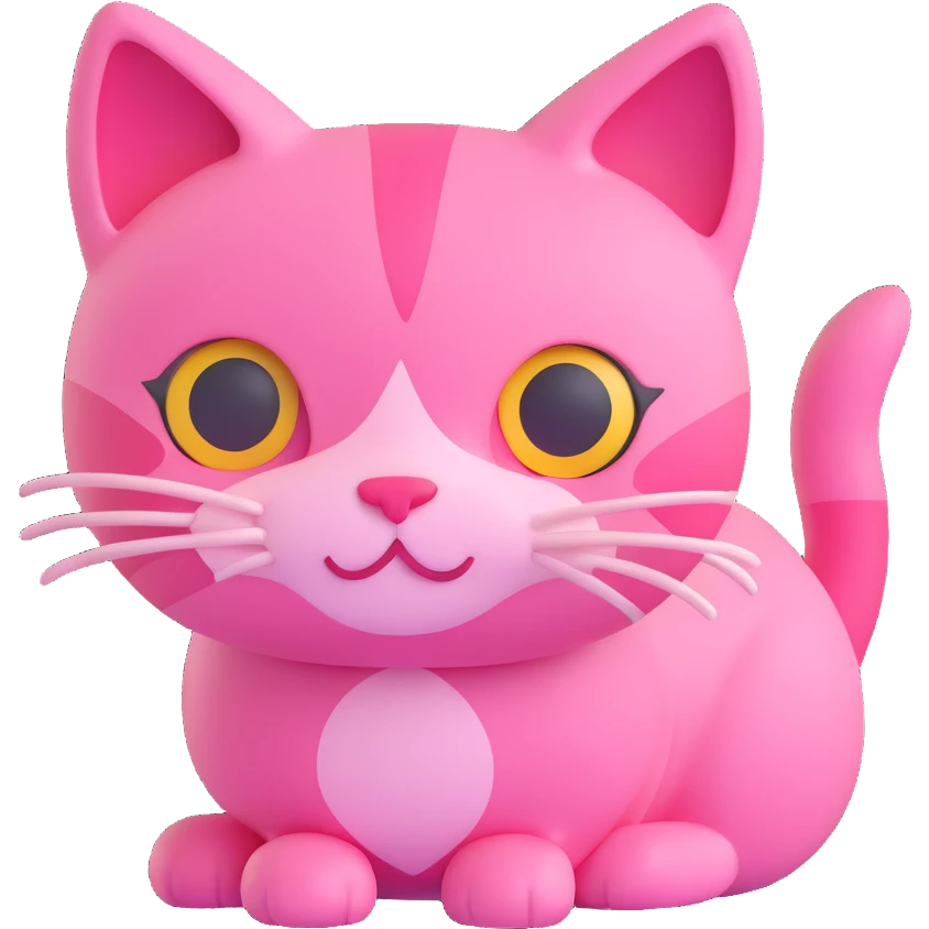 pink cat emoji