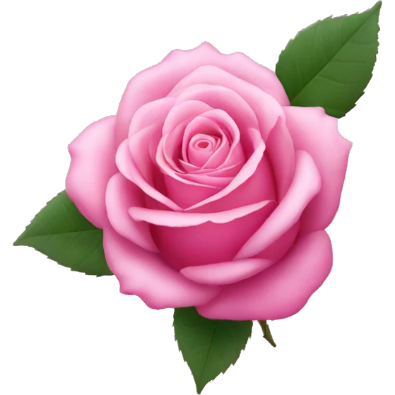 pink rose emoji