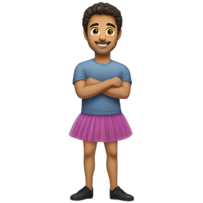 bruno attal en tutu emoji