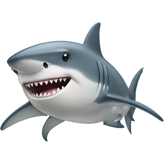 Shark with a skirt emoji