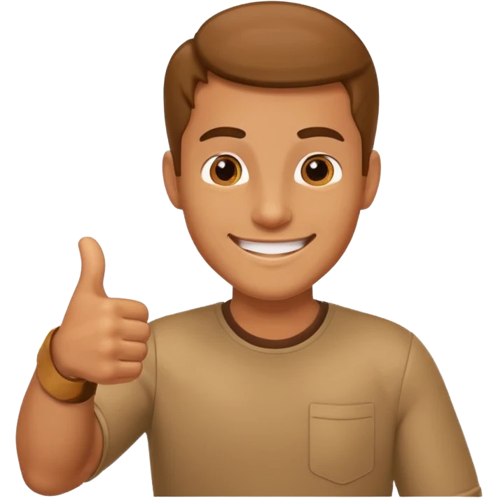thumb up man emoji