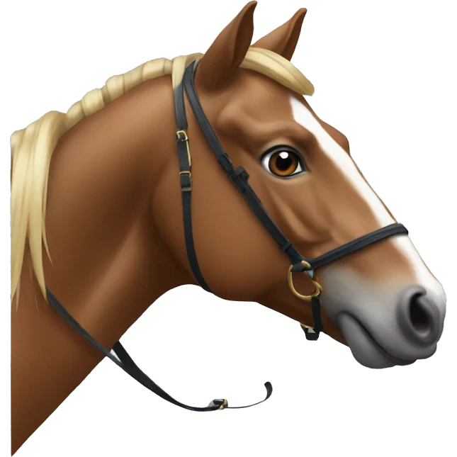 Emmanuel Macron un cheval  emoji