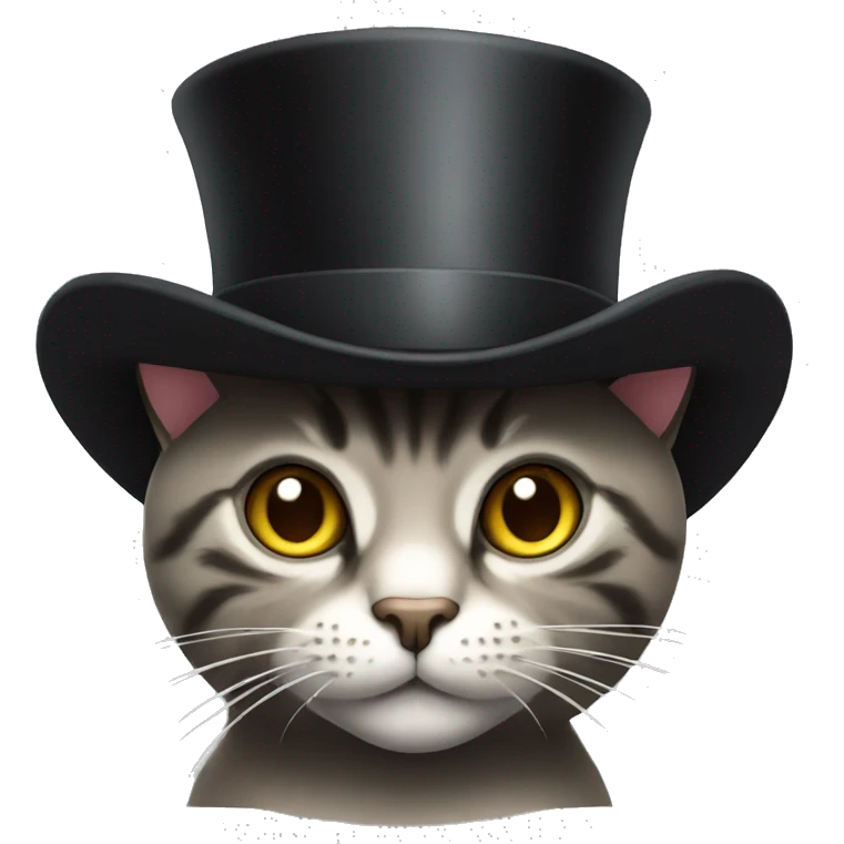 cat in a top hat emoji