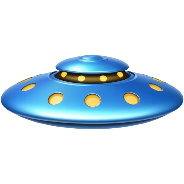 blue UFO emoji