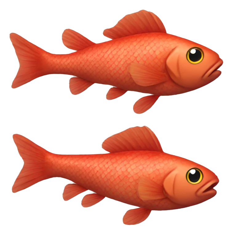 Red fish emoji