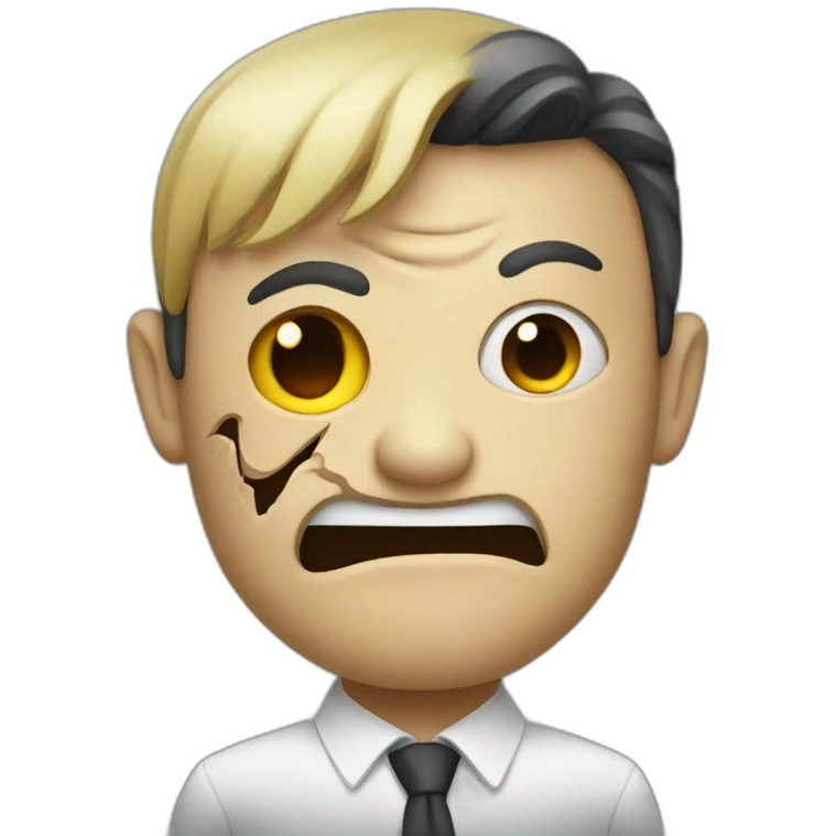 two face emoji