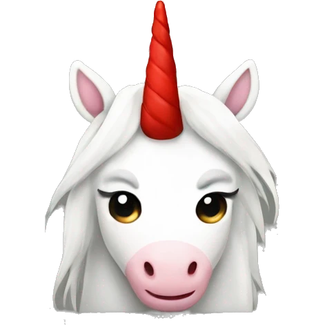 Unicorn with an red X over it emoji