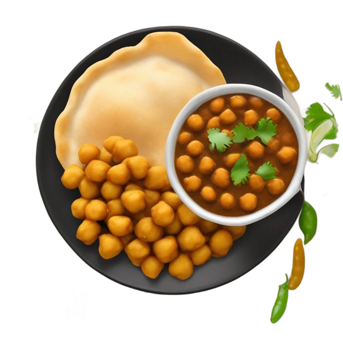 Chole Bhature  emoji