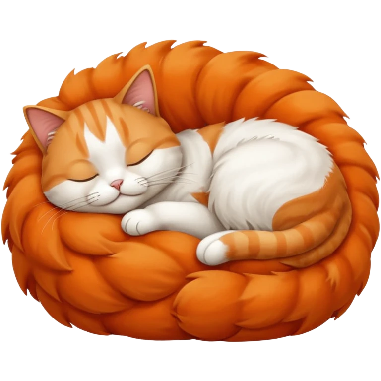 a lazy cat emoji