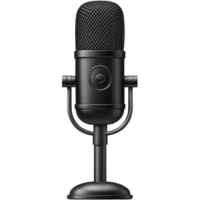 studio microphone emoji emoji