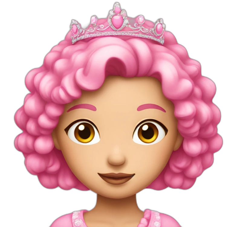 pink soft princess emoji