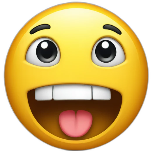 surprised face classic smiley emoji