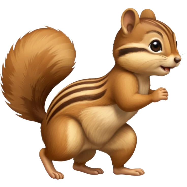 chipmunk running emoji