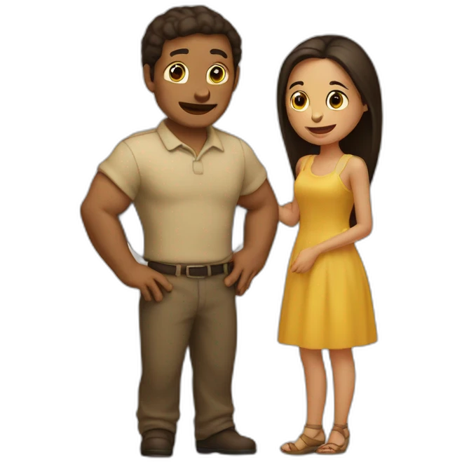 Carapuce with girlfriend emoji