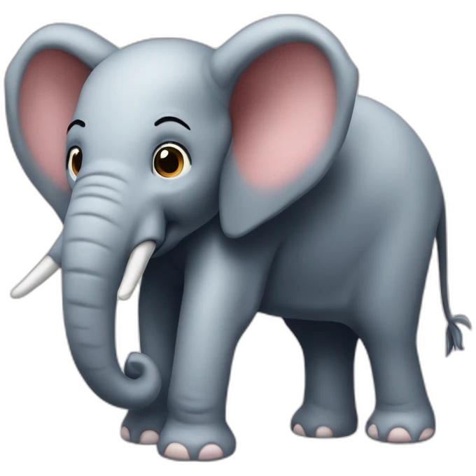 Elephant sur fourmie emoji