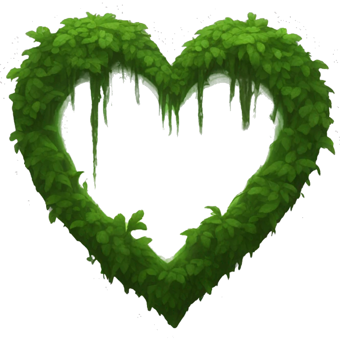 Swamp green heart emoji
