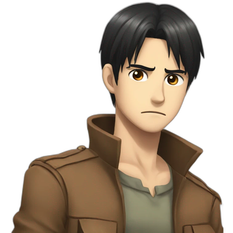 eren yeager sad emoji