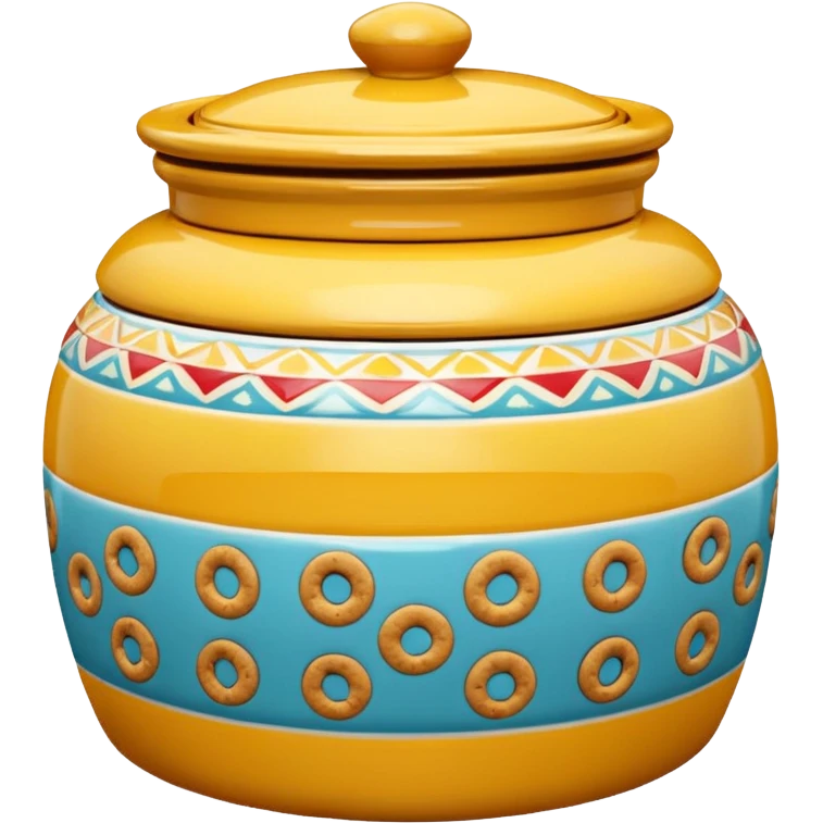 colroful Cookie Jar emoji