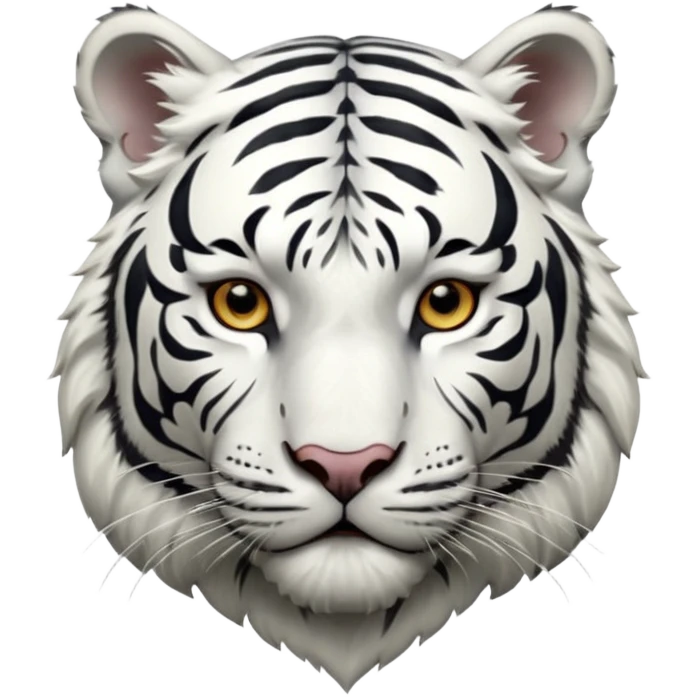 White tiger emoji