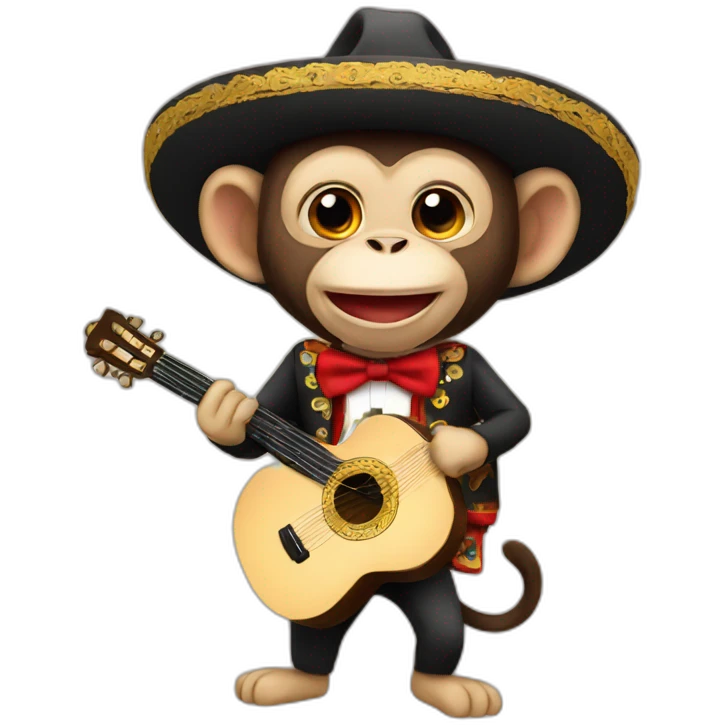 monkey mariachi emoji